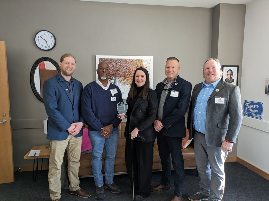 Coalition officers with Sen. Lindsey Port (55)